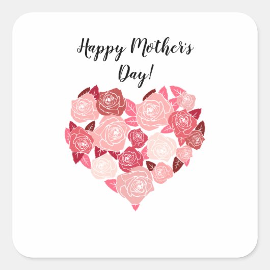 マザースクエアステッカー スクエアシール (正面)