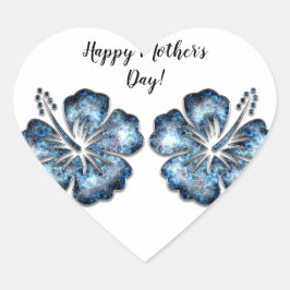 マザースクエアステッカー ハートシール