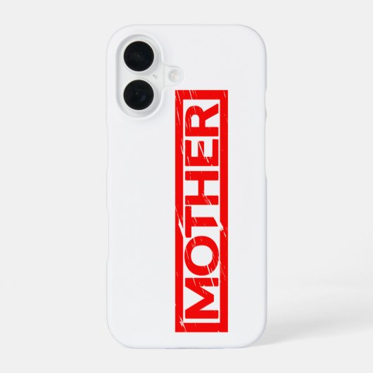 マザースタンプ iPhone 16ケース (裏面)