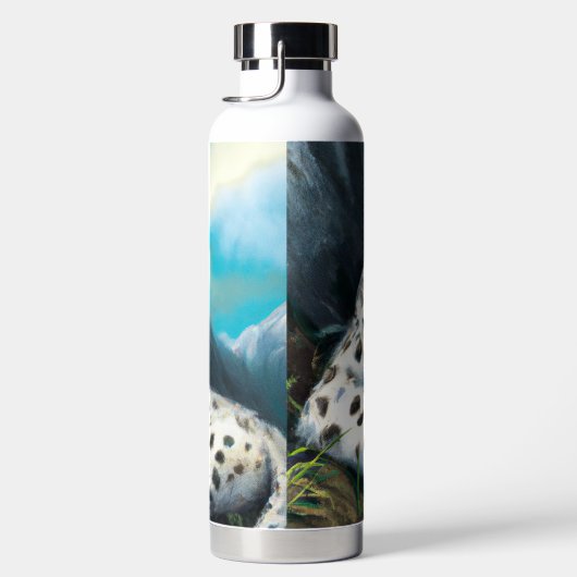 マザースノーヒョウとカッブin the Mountains ウォーターボトル (右面)