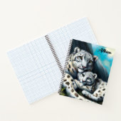 マザースノーヒョウとカッブin the Mountains ノートブック (内部)