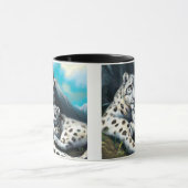 マザースノーヒョウとカッブin the Mountains マグカップ (中央)