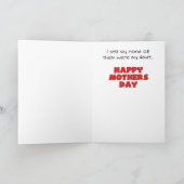 マザーズおもしろいデイカード：すべての間違った権利 カード (内部)