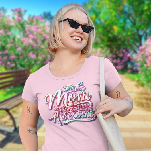 マザーズおもしろいデイ引用文 Tシャツ