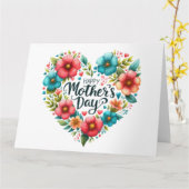 マザーズかわいらしデイカード カード (黄色い花)