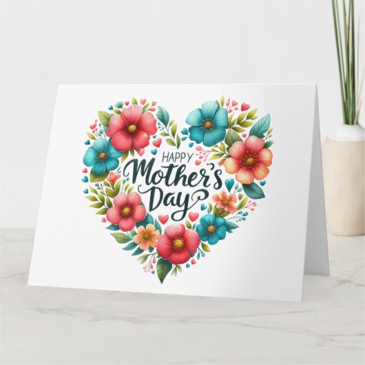 マザーズかわいらしデイカード カード (正面)