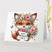 マザーズかわいらしデイカード カード (黄色い花)