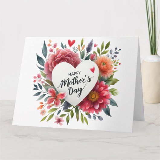 マザーズかわいらしデイカード カード (正面)