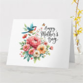 マザーズかわいらしデイカード カード (黄色い花)