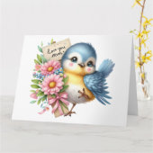 マザーズかわいらしデイカード カード (黄色い花)