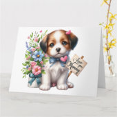 マザーズかわいらしデイカード カード (黄色い花)