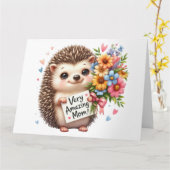 マザーズかわいらしデイカード カード (黄色い花)