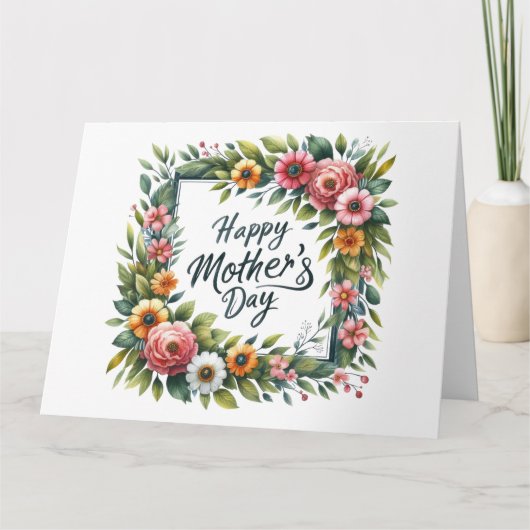 マザーズかわいらしデイカード カード (正面)
