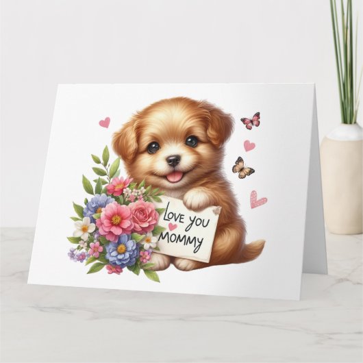 マザーズかわいらしデイカード カード (正面)