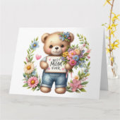 マザーズかわいらしデイカード カード (黄色い花)