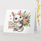 マザーズかわいらしデイカード カード (黄色い花)