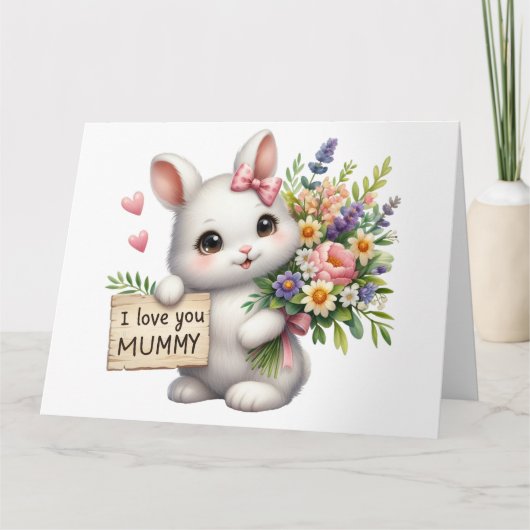 マザーズかわいらしデイカード カード (正面)