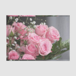 マザーズかわいらしデイピンクローズティッシュペーパー 薄葉紙