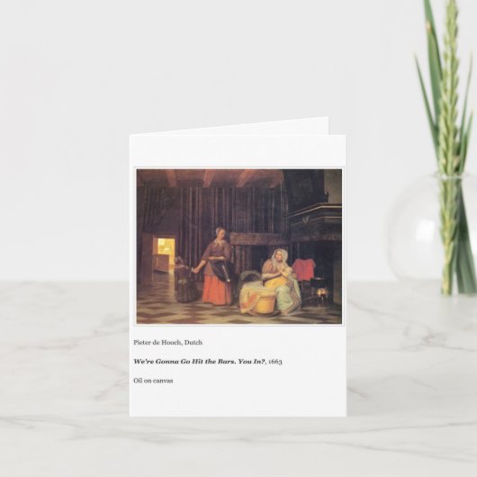 マザーズのバーの日札を打つ カード (正面)