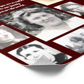 マザーズの引用文コラージュ赤枠ポスター ポスター (角)