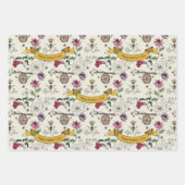 マザーズカスタムデイキッズフォト王室のクイーンビー ラッピングペーパーシート (正面3)