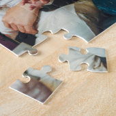 マザーズカスタムデーフォトマ最高のマが可愛い ジグソーパズル (側面)