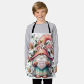 マザーズデイお祝いエプロン エプロン (着用した状態)