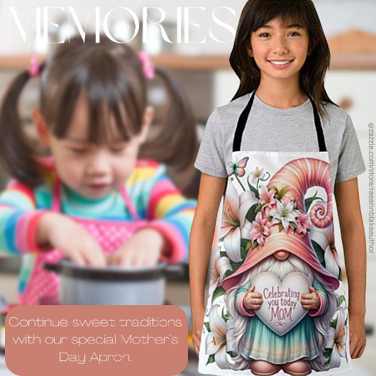 マザーズデイお祝いエプロン エプロン