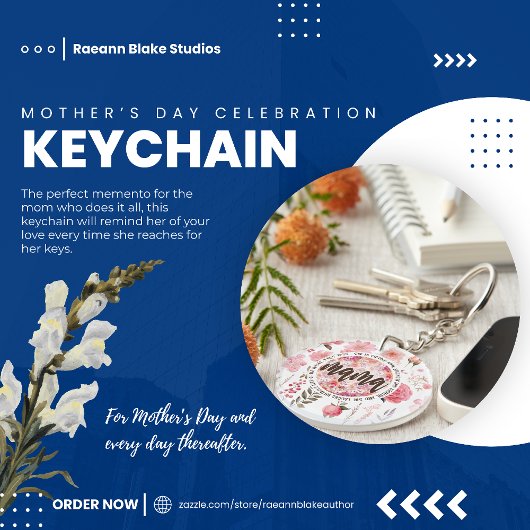 マザーズデイお祝いキーチェーン キーホルダー