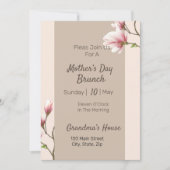 マザーズデイさくらんぼブロッサム 招待状 (正面)