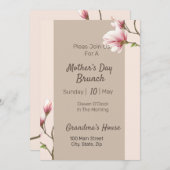 マザーズデイさくらんぼブロッサム 招待状 (正面/裏面)