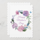 マザーズデイアジサイエレガントフローラ シーズンカード (正面/裏面)