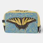 マザーズデイイエローバタフライコスメティックバッグ ドップキット (正面)