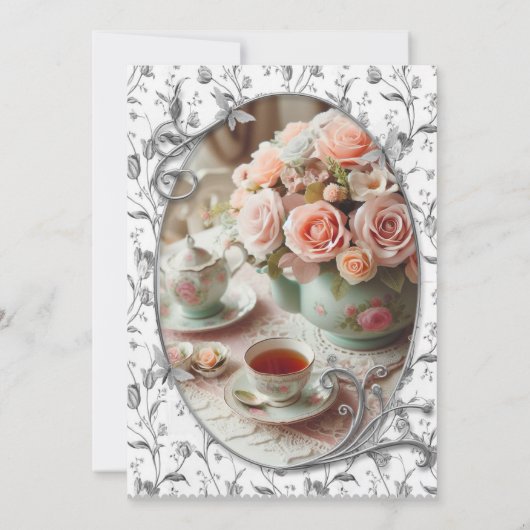 マザーズデイエレガントティーパーティー 招待状 (裏面)