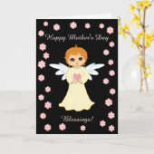 マザーズデイエンジェル恵み カード (黄色い花)