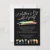マザーズデイカクテルパーティの招待状 招待状 (正面)