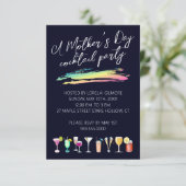 マザーズデイカクテルパーティの招待状 招待状 (スタンド正面)