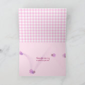 マザーズデイカップとピンクの牡丹とソーサー カード (内部)