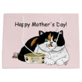 マザーズデイカリコキャット ラージペーパーバッグ (正面)