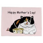 マザーズデイカリコキャット ラージペーパーバッグ (裏面)