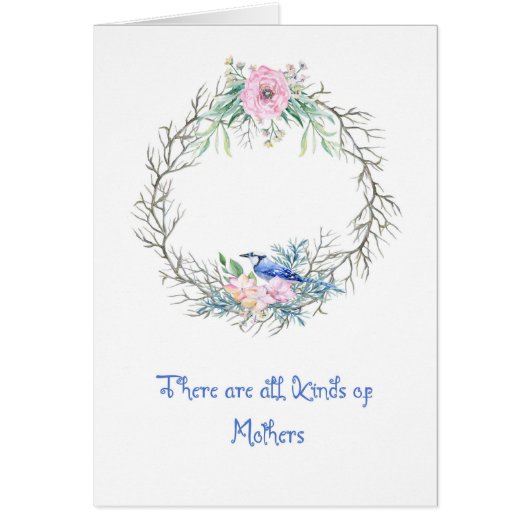 マザーズデイカードとブルージェイ (正面)