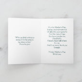 マザーズデイカードアンティークバラ カード (内部)