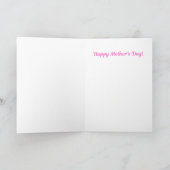 マザーズデイカードゴールデンレトリバークイーン カード (内部)