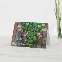 マザーズデイカードハニーサックル