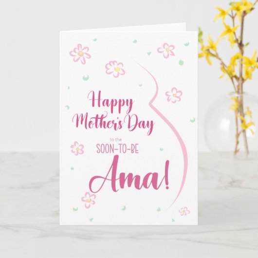 マザーズデイカード カード (黄色い花)