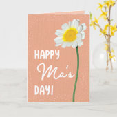 マザーズデイカード カード (黄色い花)