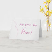 マザーズデイカード カード (黄色い花)