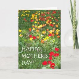 マザーズデイカード – 'チューリップ' カード
