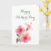 マザーズデイカード – フィリピングマエラハイビスカス カード (黄色い花)