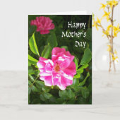 マザーズデイカード – Pink Roses カード (黄色い花)